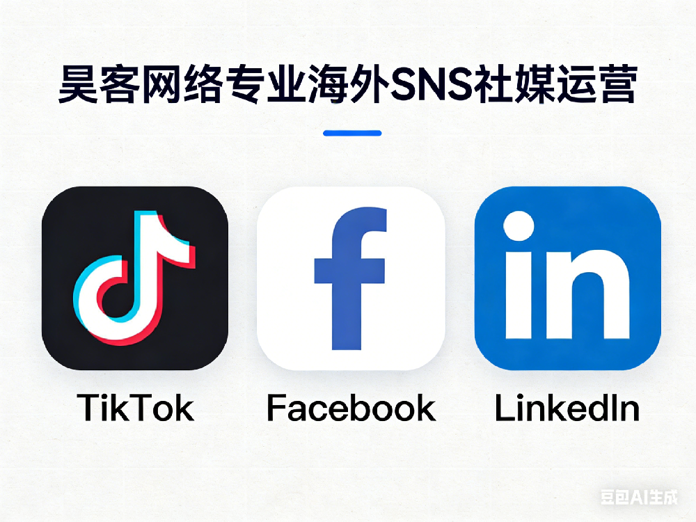 2026年TikTok、Facebook、Linkedln平台SNS社媒推广代运营公司/服务商测评榜单：这几家值得重点关注